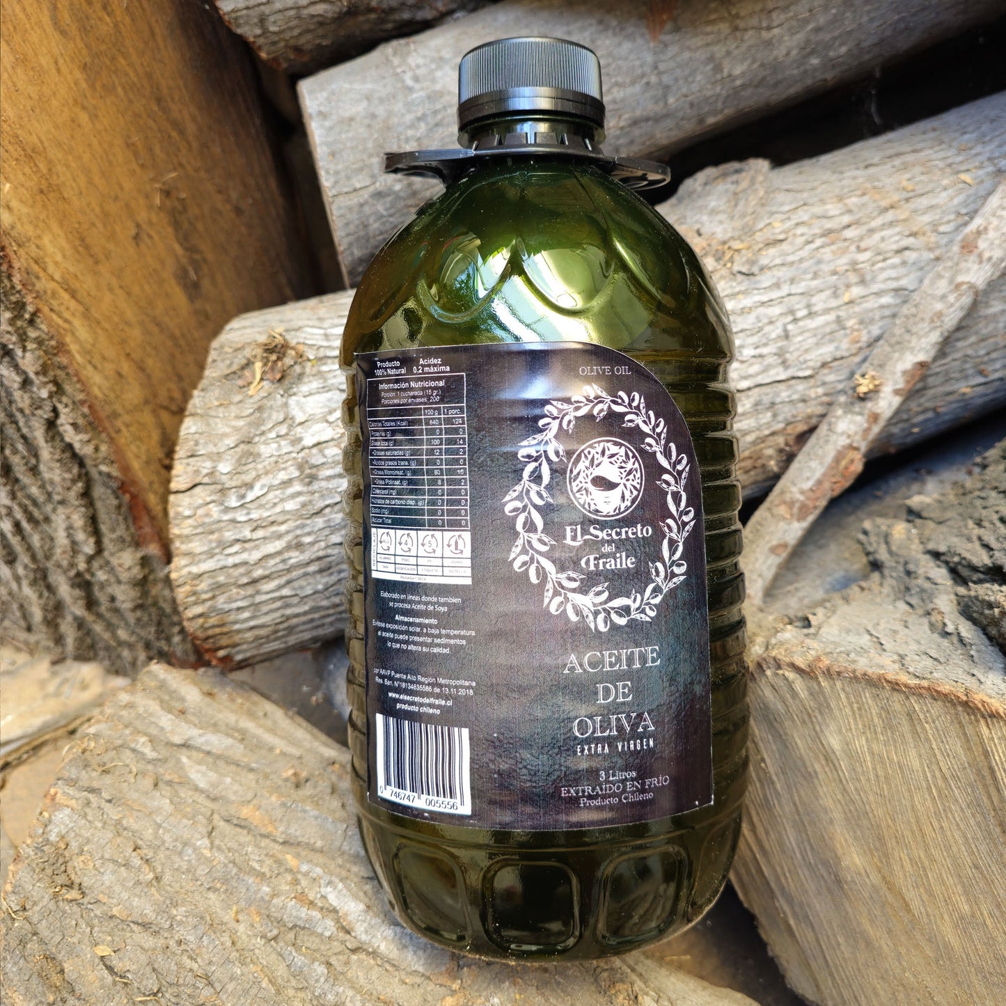 Aceite de Oliva Extra Virgen El Secreto del Fraile 3 Lts Aceite de Oliva