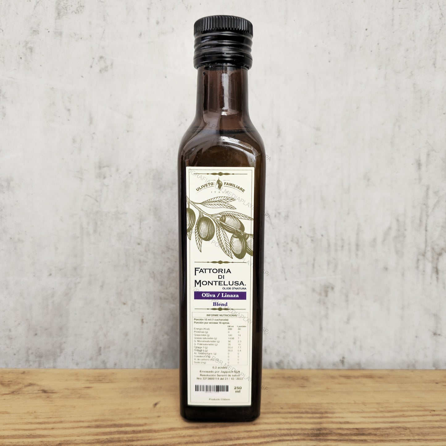 Aceite Blend de Oliva & Linaza | Fattoria di Montelusa 250 ML