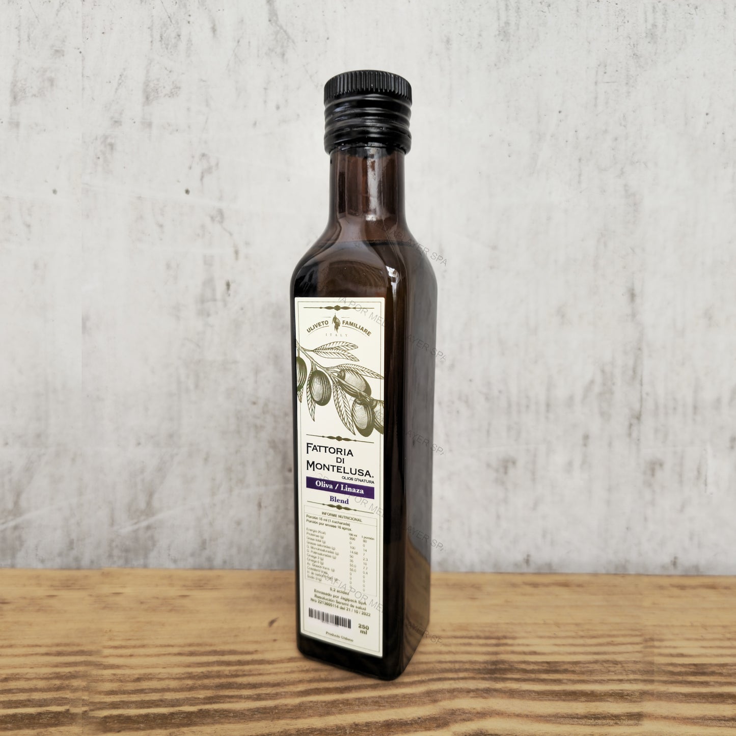 Aceite Blend de Oliva & Linaza | Fattoria di Montelusa 250 ML