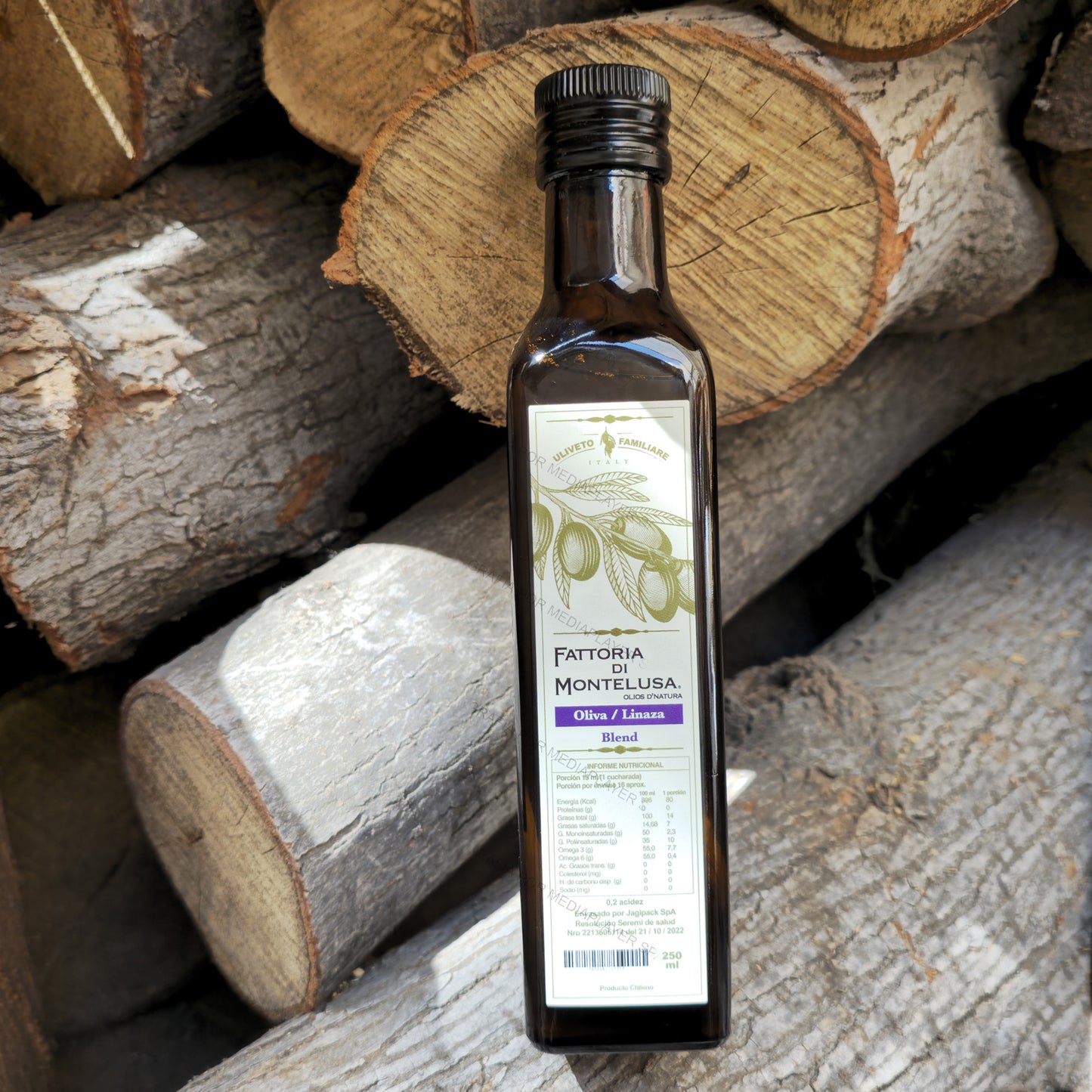 Aceite Blend de Oliva & Linaza | Fattoria di Montelusa 250 ML