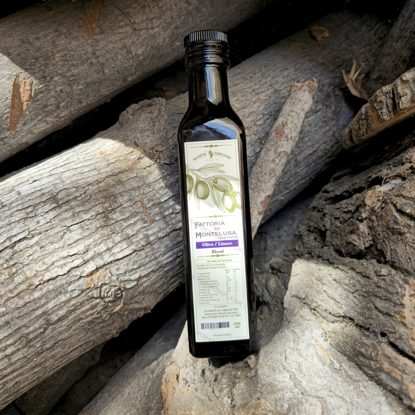 Aceite Blend de Oliva & Linaza | Fattoria di Montelusa 250 ML