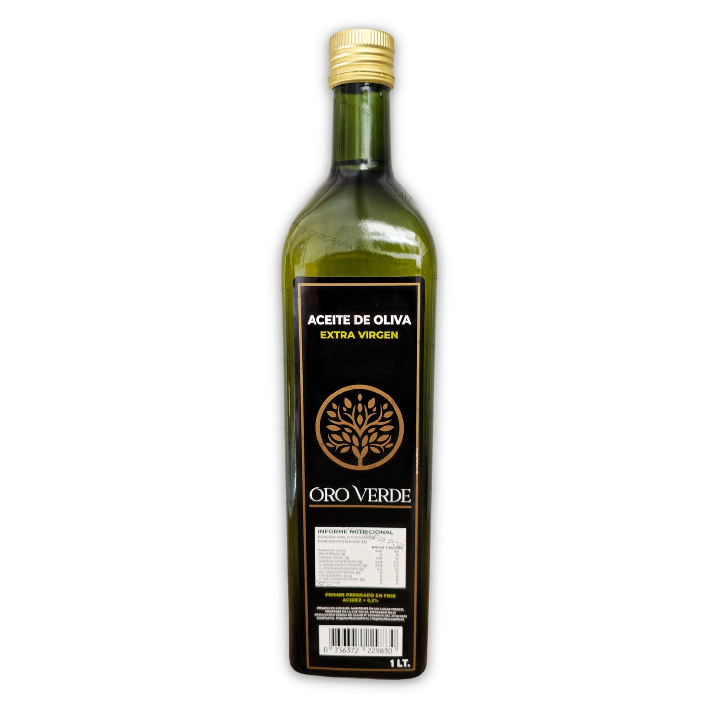 Aceite De Oliva Oro Verde Extra Virgen 1 Lt