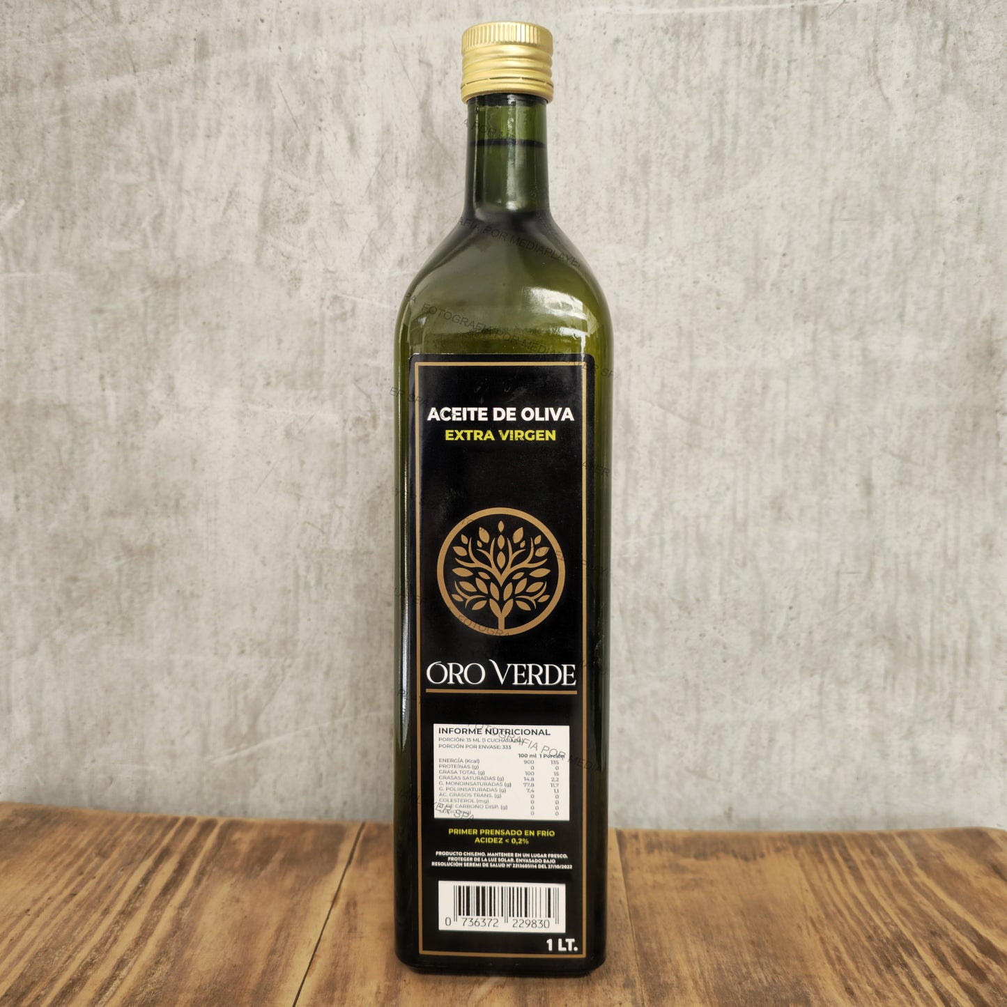 Aceite De Oliva Oro Verde Extra Virgen 1 Lt