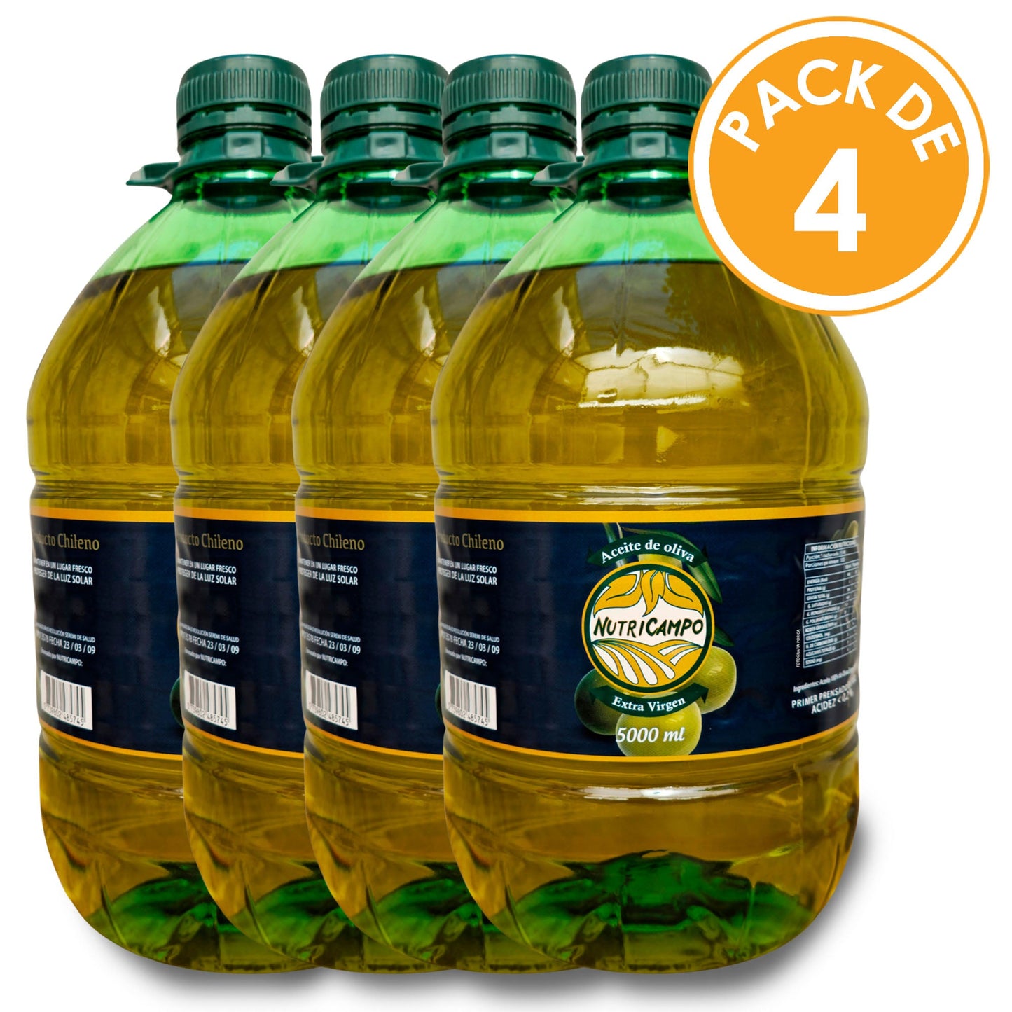 Aceite De Oliva Extra Virgen Terra Nutricampo Pack 20 Lts Aceite de Oliva