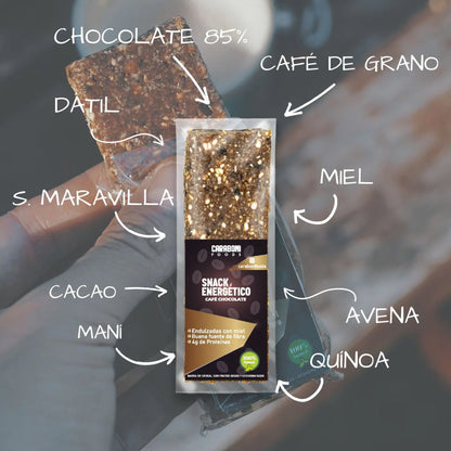 Barra Energética Chocolate Café Barritas Energéticas