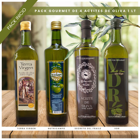 Pack 4 Aceites Oliva 1 Lt - Inicio Aceite de Oliva