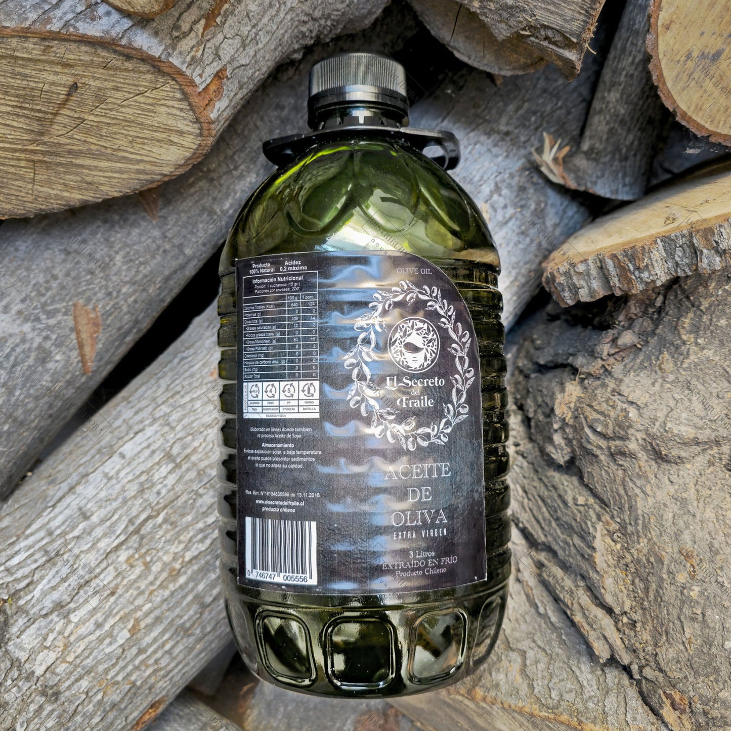Aceite de Oliva Extra Virgen El Secreto del Fraile 3 Lts Aceite de Oliva