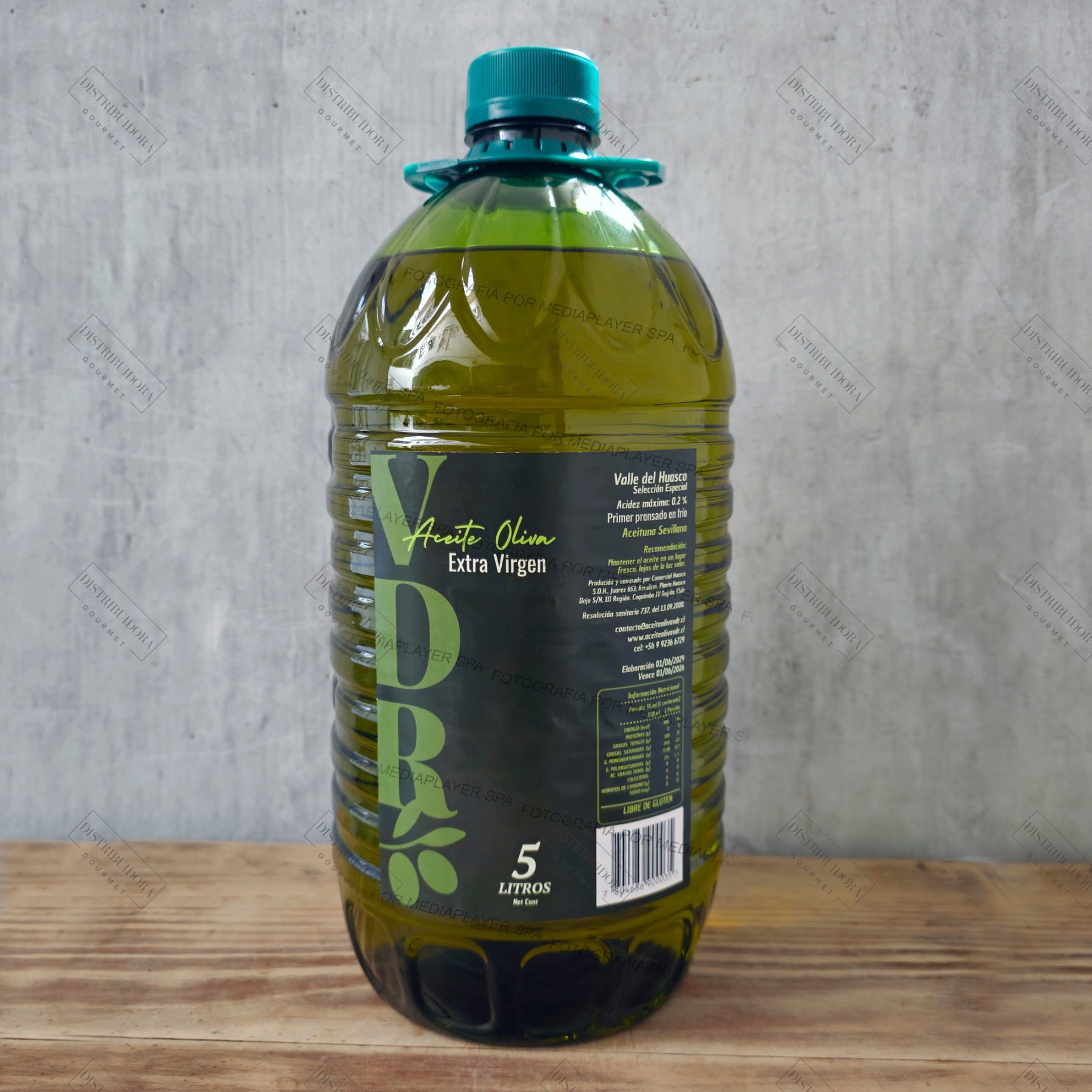Aceite De Oliva Extra Virgen Vdr 5 Lt Aceite de Oliva