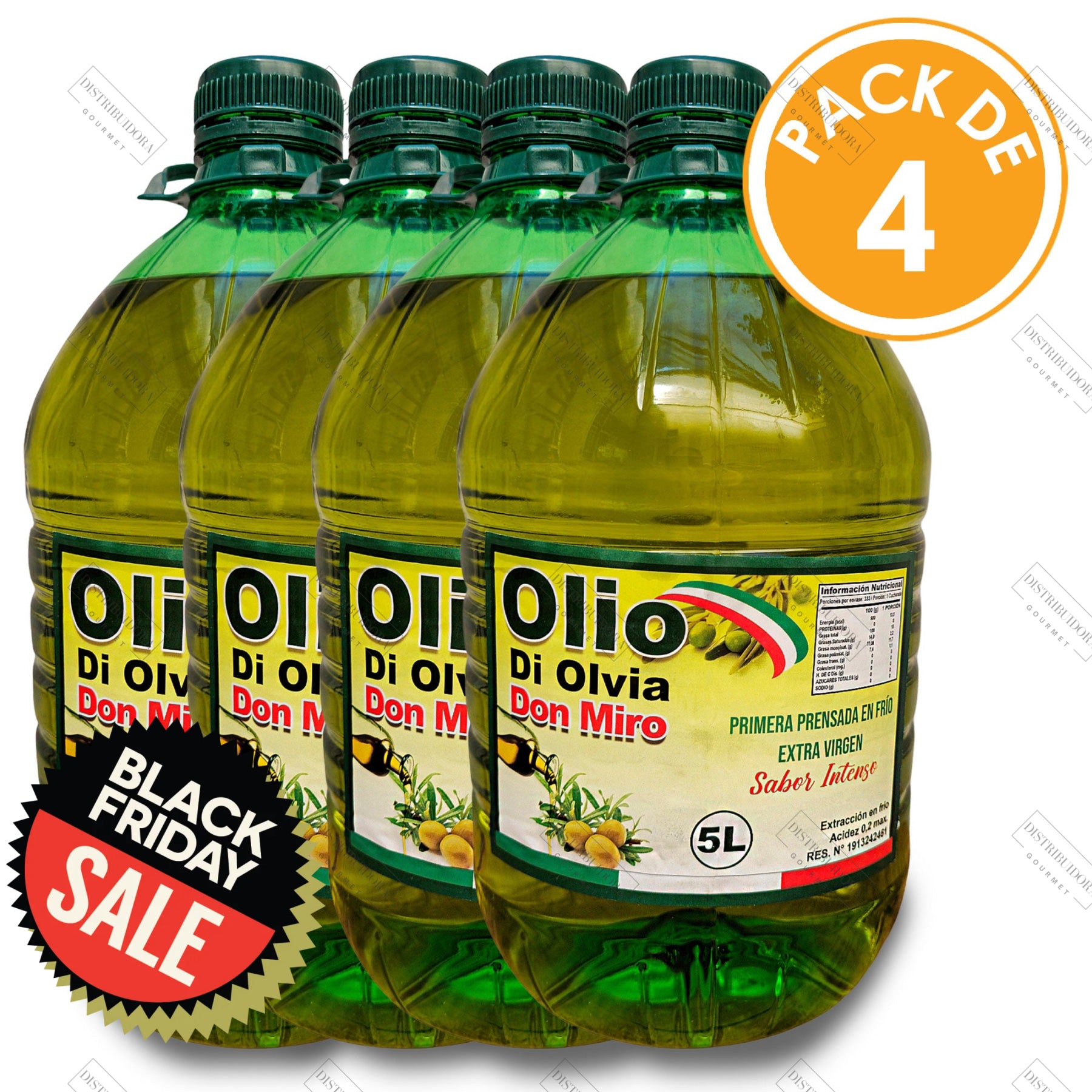 Aceite de Oliva Olio di Oliva Formato Pack 20Lts Aceite de Oliva