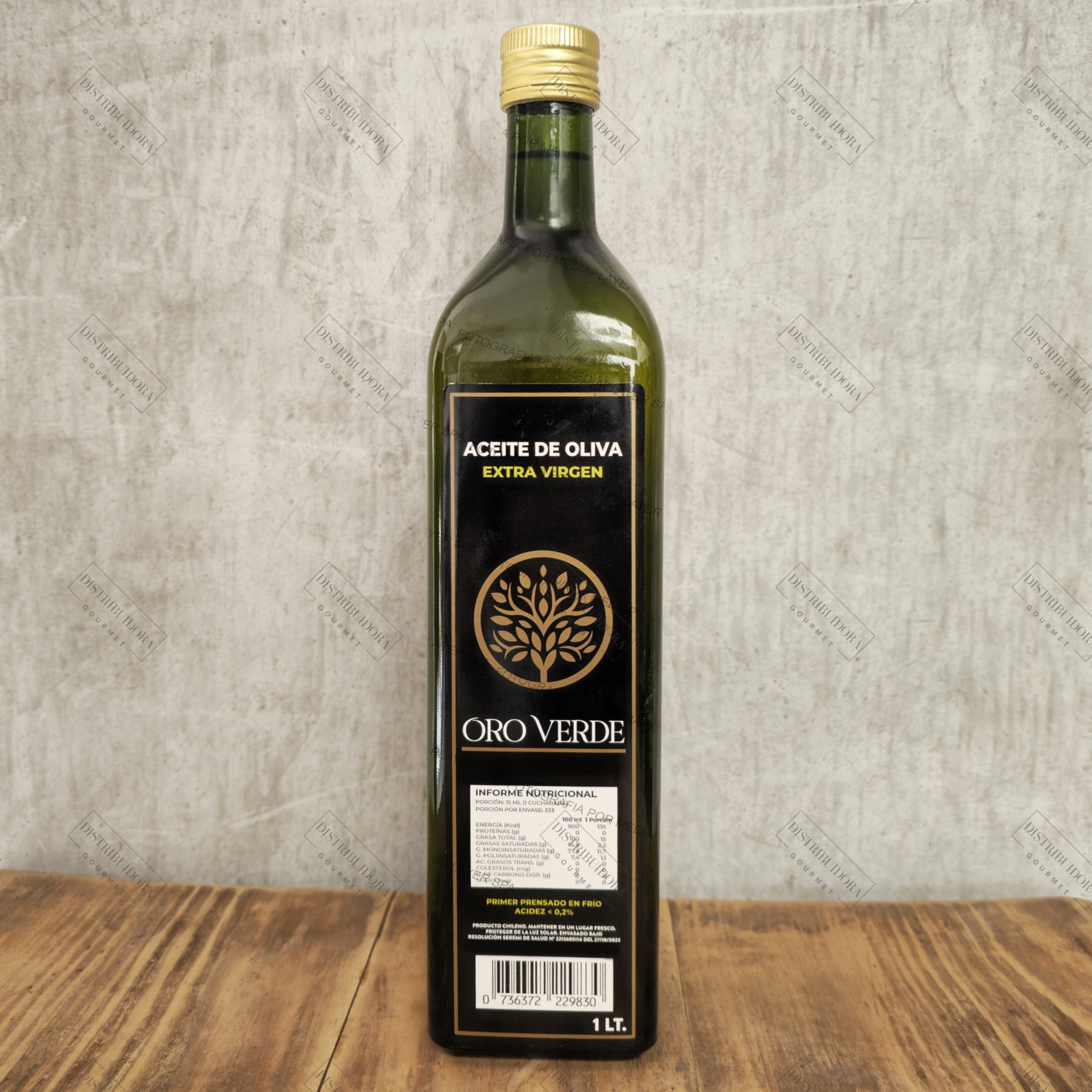Aceite De Oliva Oro Verde Extra Virgen 1 Lt Aceite de Oliva