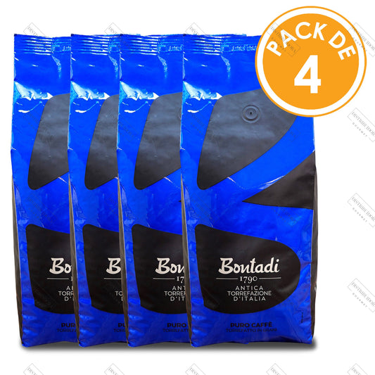 Bontadi Café Espresso En Grano Presentación Pack de 4 Kilos Cafe en Grano