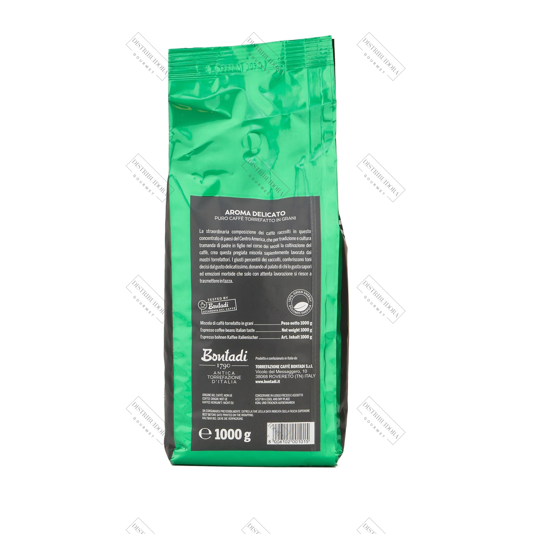 Bontadi Verde Café En Grano Presentación 1kg Cafe en Grano