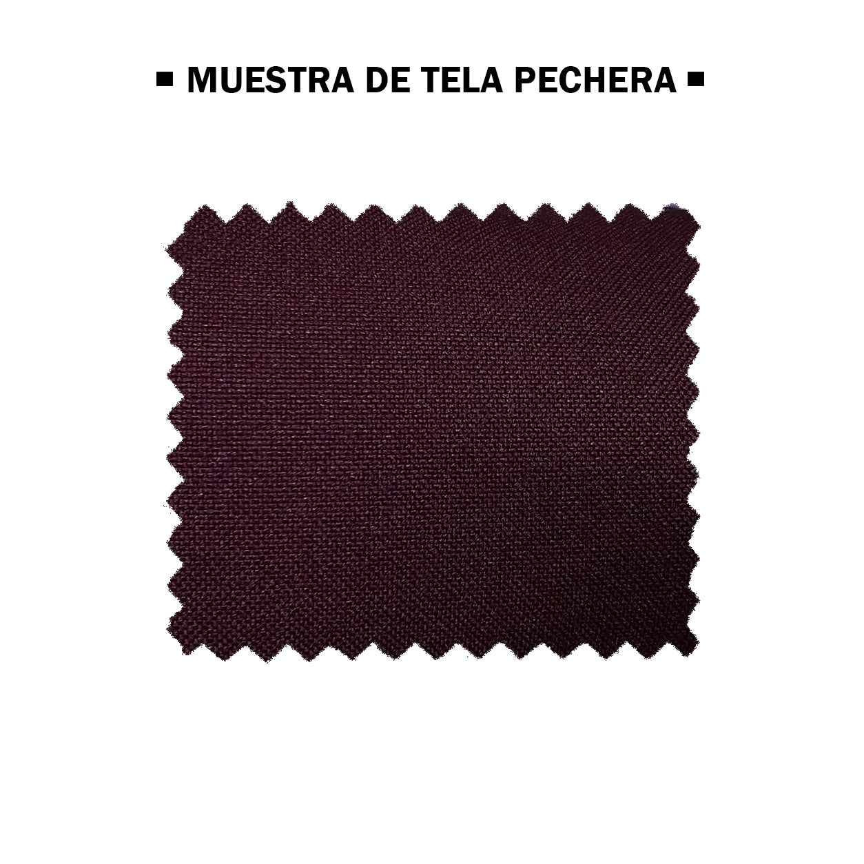 Pechera Burdeo Vino Unisex