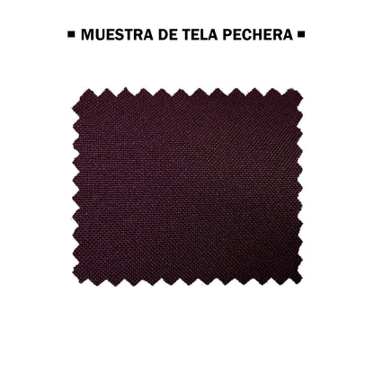 Pechera Burdeo Vino Unisex