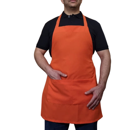 Pechera Naranja Unisex Pechera Chef