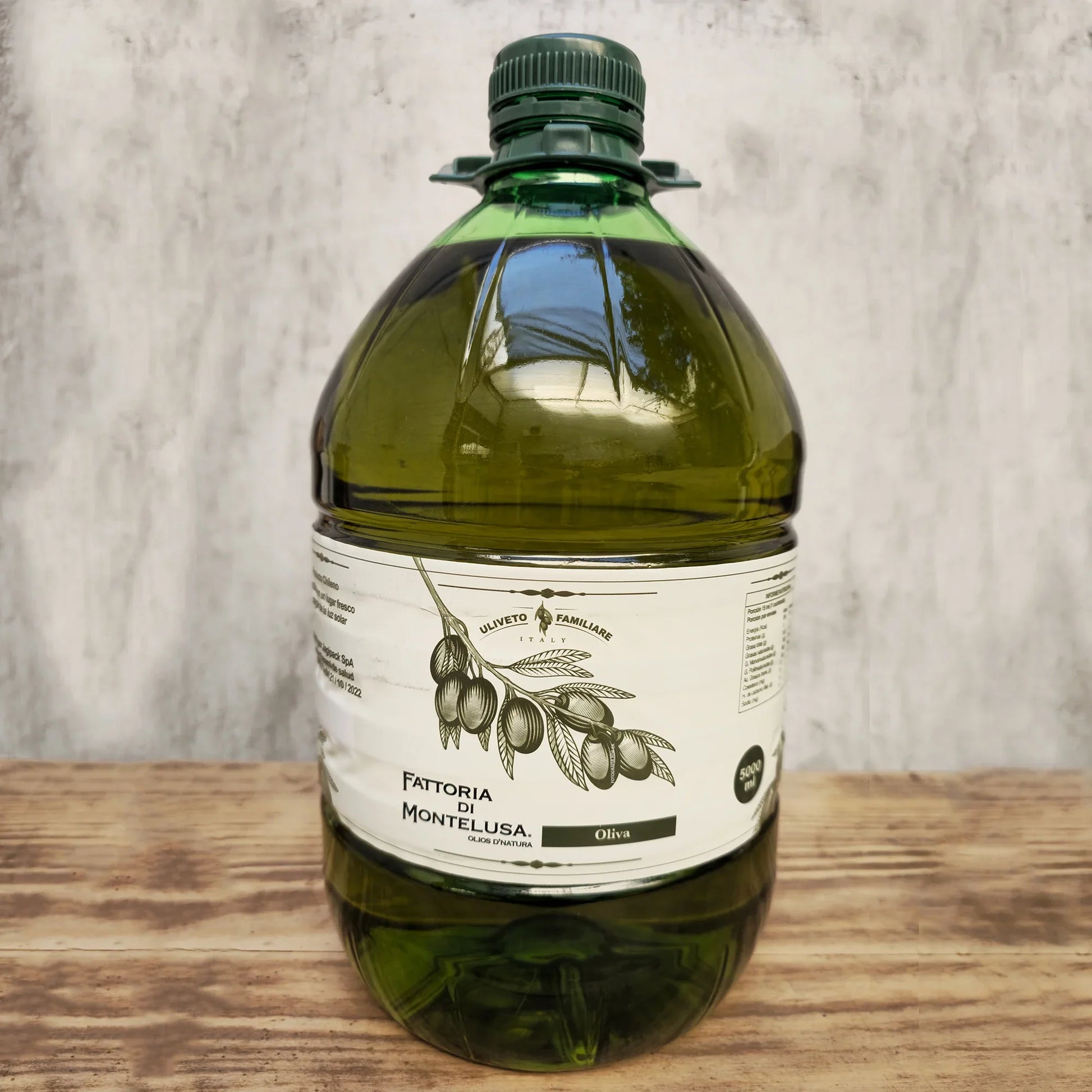 Aceite de Oliva Fattoria Di Montelusa Extra Virgen Premium 5 Lts Aceite de Oliva