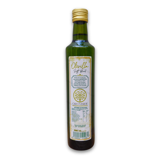 Aceite Blend de Oliva & Maravilla| Olivilla Oro Verde 500 ML