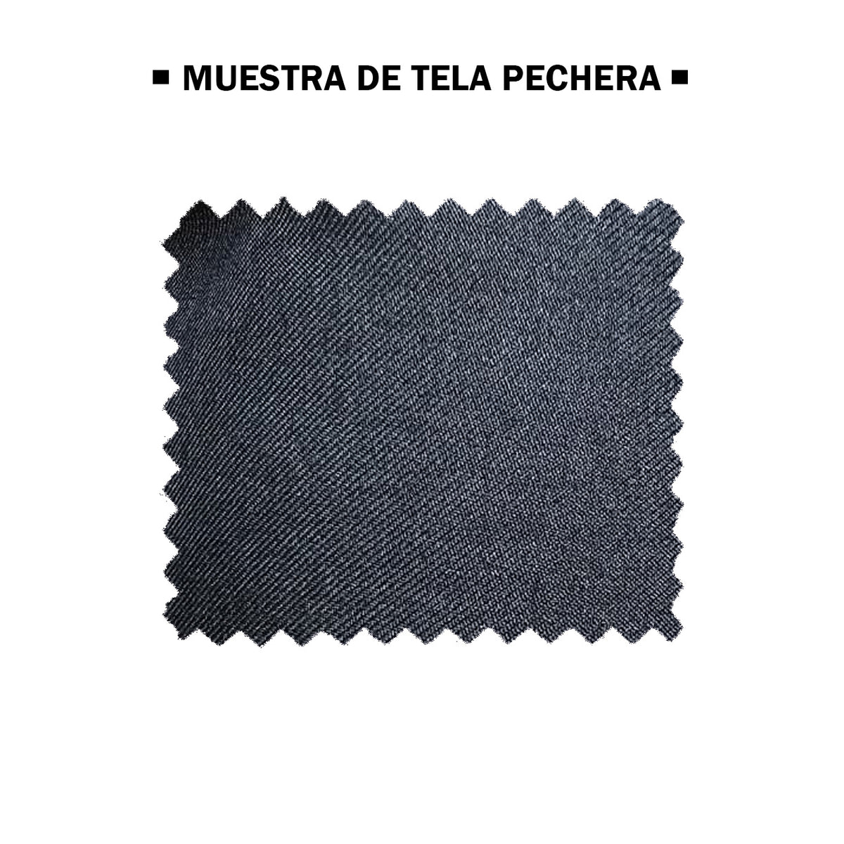 Pechera Gris Grafito Unisex