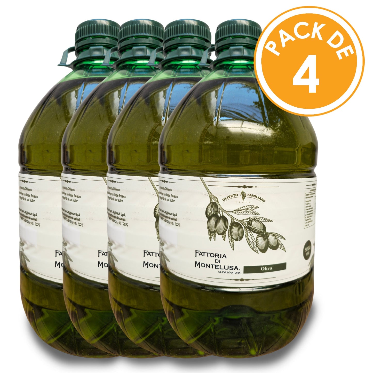 Aceite de Oliva Fattoria Di Montelusa Extra Virgen Premium Pack 20 Lts Aceite de Oliva