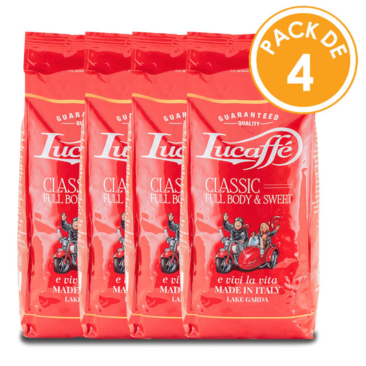 Cafe en Grano Lucaffe Classic Pack de 4 Kilos Cafe en Grano