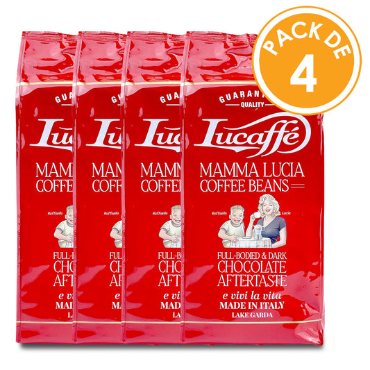 Café en Grano Lucaffe Mamma Lucia Pack de 4 Kilos Cafe en Grano