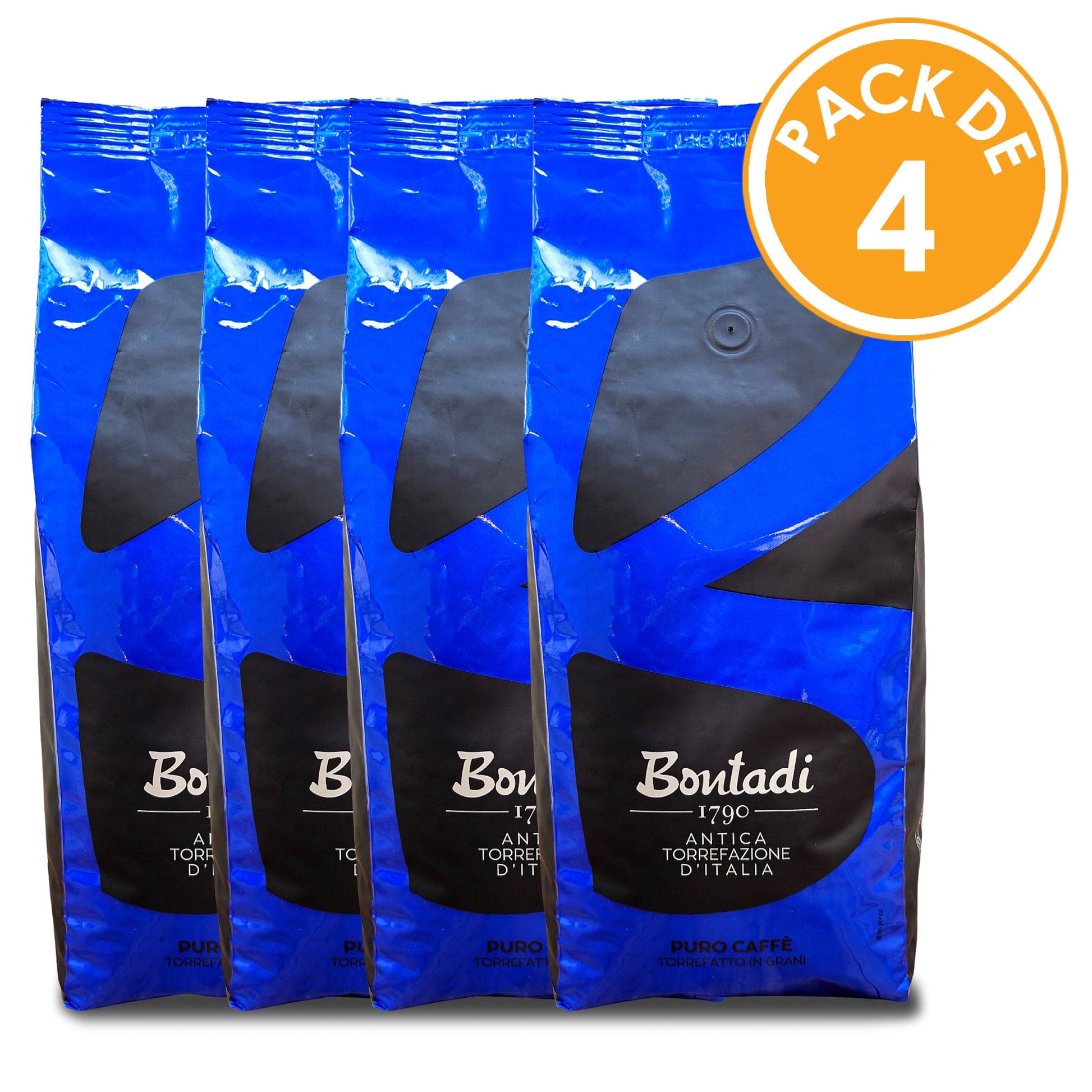 Bontadi Café Espresso En Grano Presentación Pack de 4 Kilos Cafe en Grano