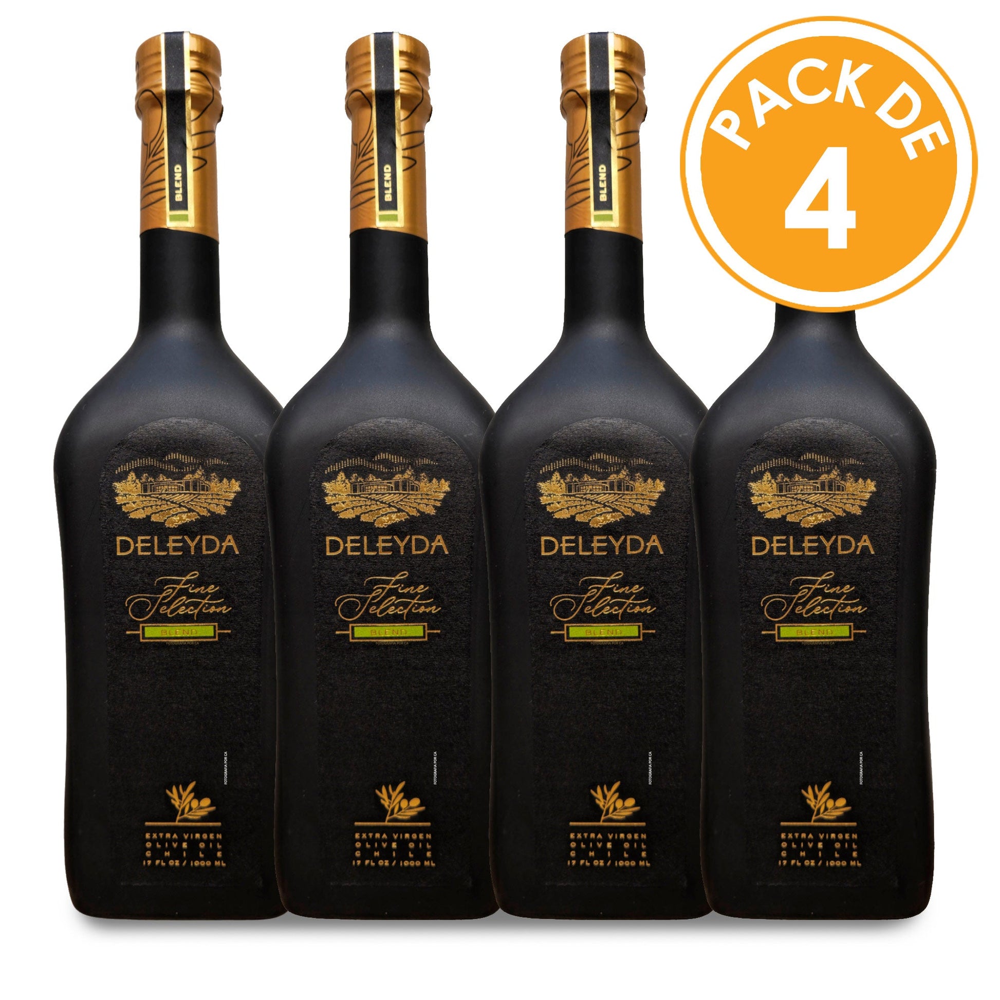 Aceite de Oliva Deleyda Fine Selection Pack de 4 Litros Aceite de Oliva