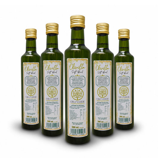 Aceite de Oliva Extra Virgen Oro Verde Olivilla Pack de 2.5 Lts