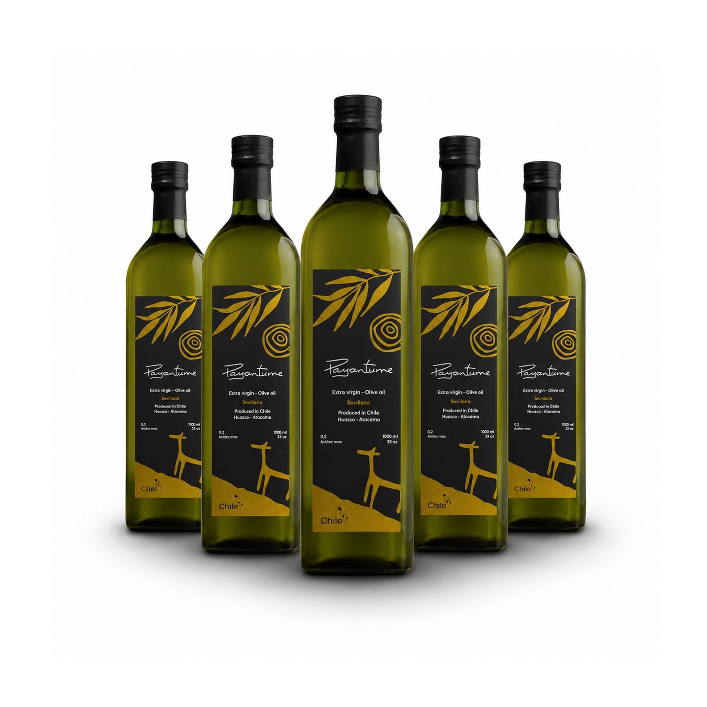 Aceite de Oliva Extra Virgen Payantume Pack de 5 Lts