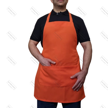 Pechera Naranja Unisex Pechera Chef