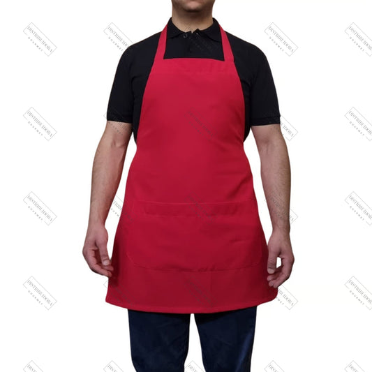 Pechera Roja Unisex Pechera Chef
