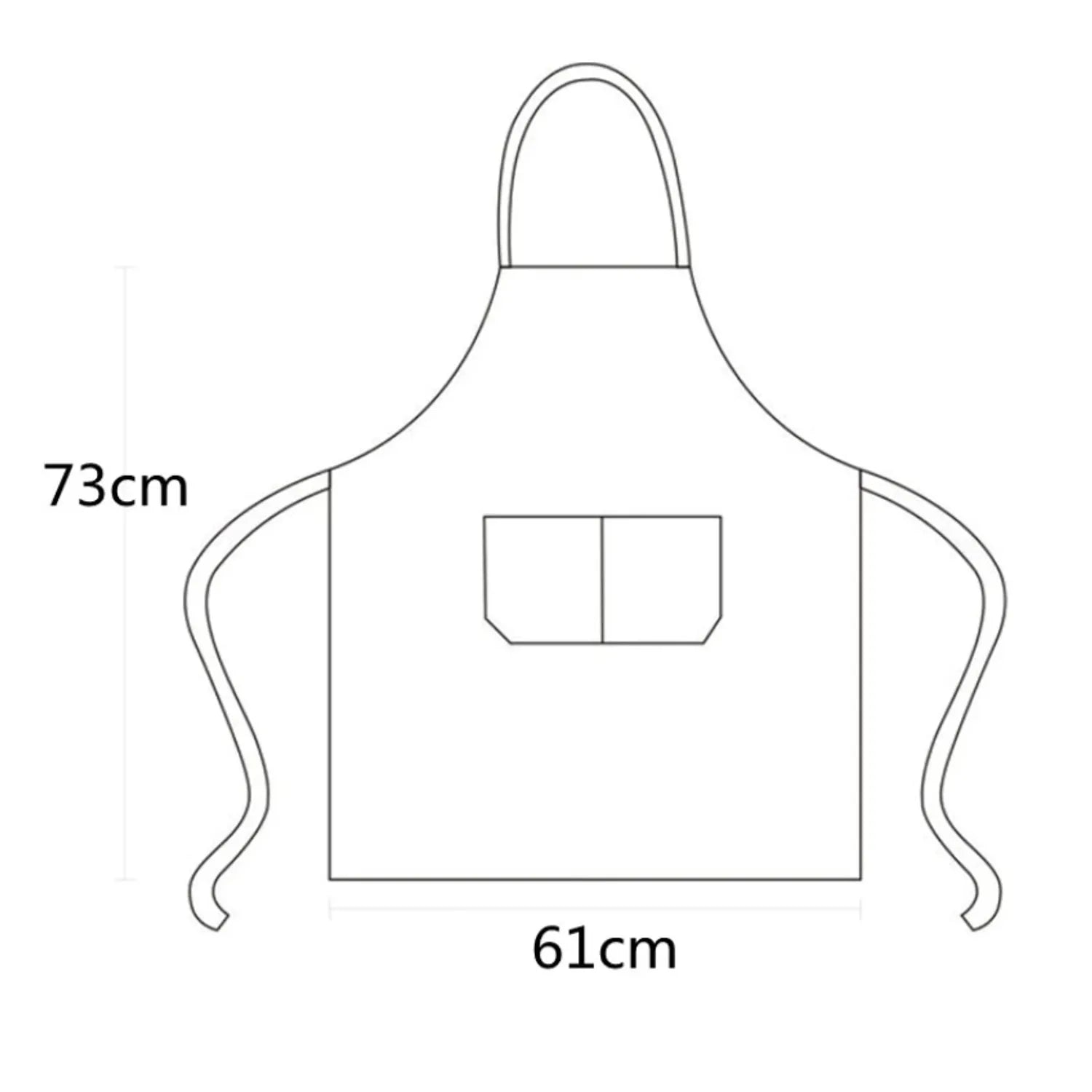 Pechera Naranja Unisex Pechera Chef