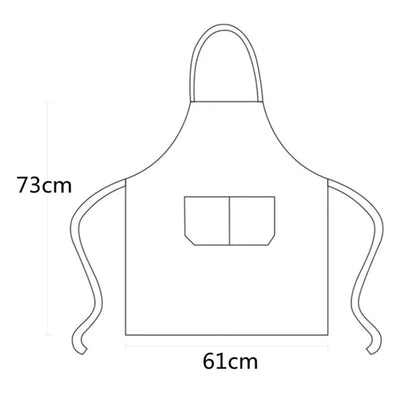 Pechera Negra Unisex Pechera Chef