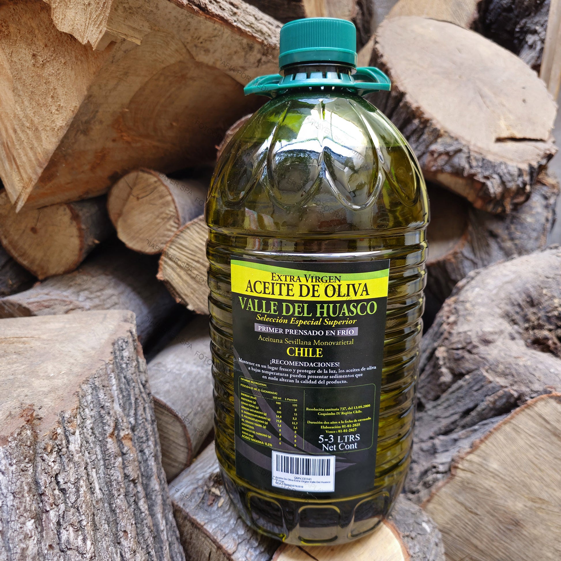 Aceite de Oliva Valle del Huasco 5 Lts Aceite de Oliva